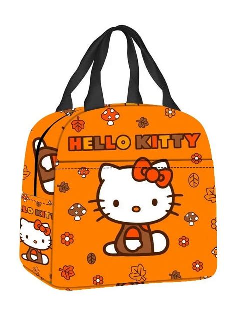 Sanrio Hello Kitty Lunch Bags Portable Food Box Camping Picnic Bags