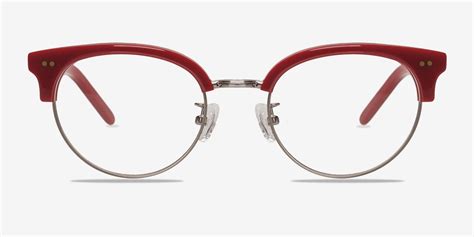 Annabel Browline Red Glasses For Women Eyebuydirect