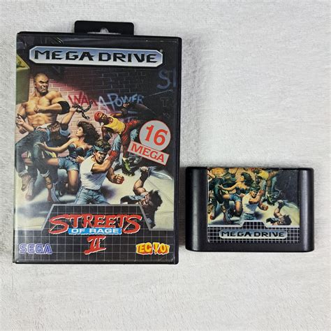 Streets Of Rage 2 Tectoy Na Caixa Mega Drive Shopee Brasil