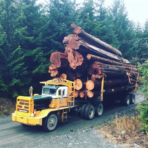 Hayes Hdx Off Highway Log Truck Eve River November Hauled This