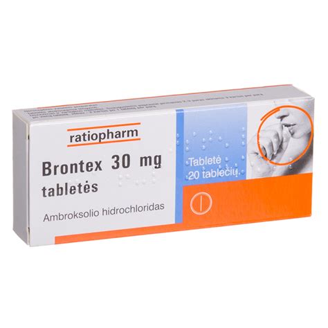 Brontex Ambroxol European Otc Medicines Delivered