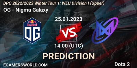 Pronóstico OG Nigma Galaxy 25 01 2023 at 13 53 Dota 2 DPC 2022