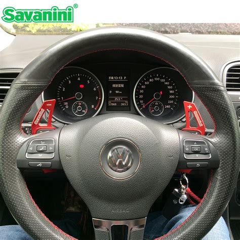 Carbon Fiber Steering Wheel DSG Paddle Shift For Volkswagen 53 OFF