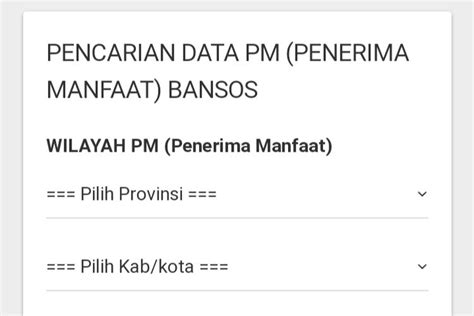 Cara Cek Nama Penerima Bansos BPNT 2022 Atau Kartu Sembako Yang Cair