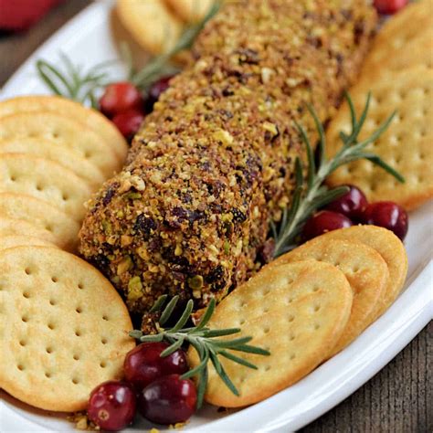 Cranberry Pecan Goat Cheese Log Appetizer Cooking With Curls