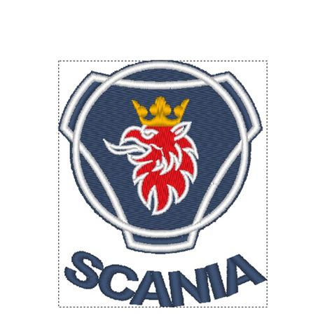 Matriz Bordado Logo Scania Tamanhos Elo Produtos Especiais