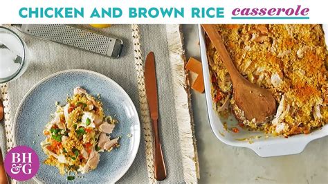 How To Make Chicken And Brown Rice Casserole Video Dailymotion