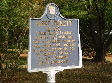 Albert J Pickett Historic Marker Al Hwy West Of Autauga Flickr