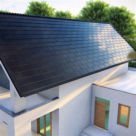 Hqmount New Design Solar Panel Roof Tiles 22kw 35kw 55kw 75w Solar Energy Bipv Solar Pv Roof