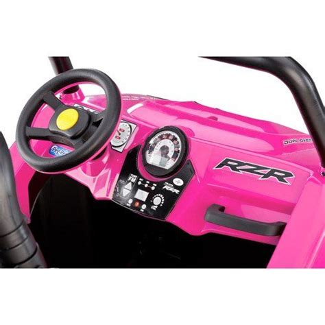 Peg Perego Polaris Ranger Rzr 900 12 Volt Battery Powered Ride On Pink Polaris