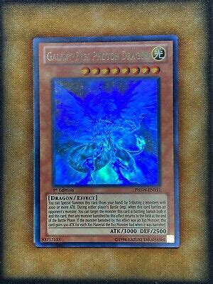 Yugioh Galaxy Eyes Photon Dragon Phsw En Ghost Rare St Ed Nm Ebay