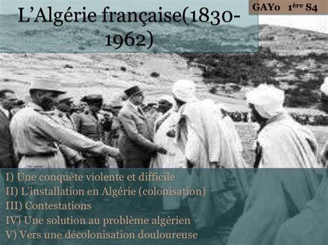 La Colonisation Francaise En Algérie