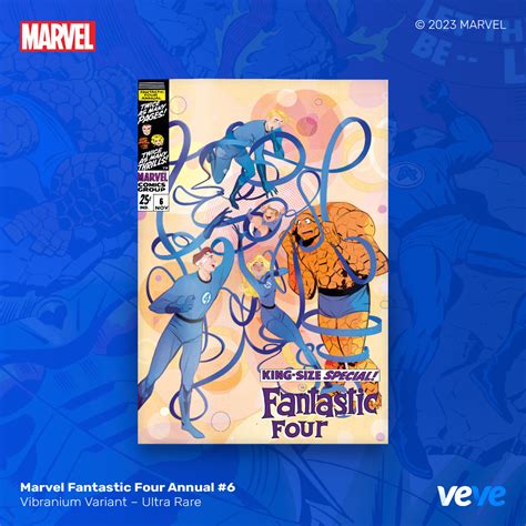 Marvel Comics Fantastic Four Annual Veve France Veve Collector