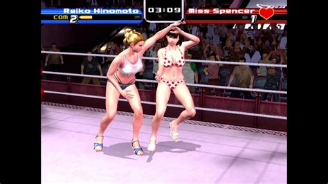 🌹 Reiko Hinomoto Vs Miss Spencer Swimsuit Rumble Roses 2024 06