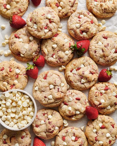 Strawberries And Cream Cookies Baker By Nature Recipe Baking