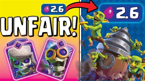 THIS 2 6 ELIXIR DECK IS INSANE GOLBIN DRILL CYCLE CLASH ROYALE