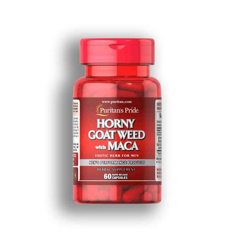 Viên tăng cường sinh lý Puritan s Pride Horny Goat Weed With Maca Mỹ