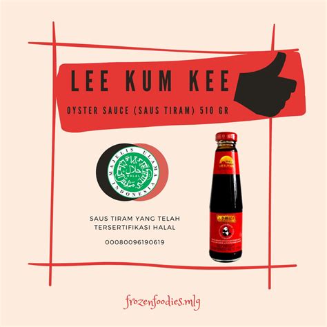 Jual Lee Kum Kee Saus Tiram Halal 510 Gr Oyster Sauce Shopee Indonesia