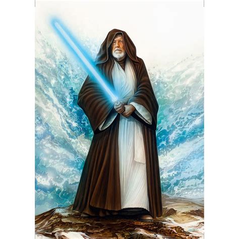 Star Wars The Jedi Master by Monte Moore MightyPrint Wall Art