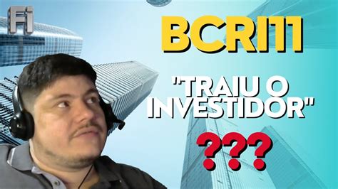 Bcri Mudou O Perfil Do Fundo Youtube