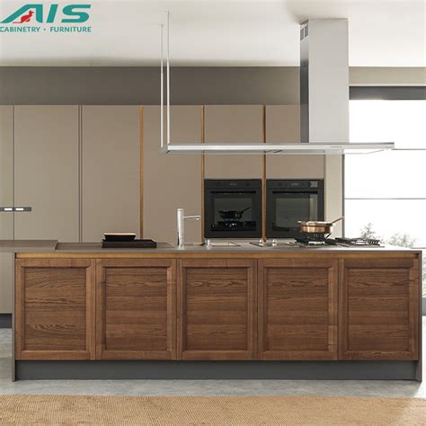 Ais Modern European Style Elegant Modeling Brown Wood Modular