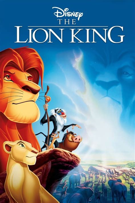 The Lion King Movie Poster With Various Characters