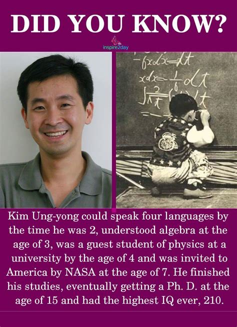 Meet Kim Ung Yong The Man Who Scored The Highest Iq Ever As A Kid