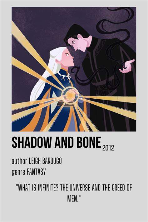 Shadow And Bone Leigh Bardugo Minimalistic Polaroid Poster Fantasy