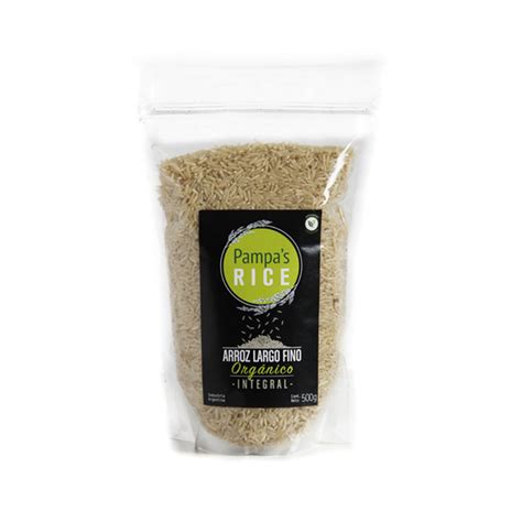 Arroz Largo Fino Org Nico Integral Pampas Rice Gr