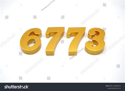 number   goldpainted teak  stock photo  shutterstock