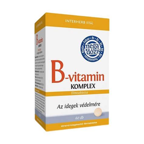 Ft Interherb B Vitamin Komplex Tabletta Db Herbaposta Webshop