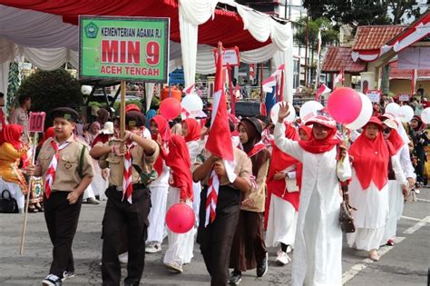 8500 Peserta Ikuti Karnaval Budaya Sambut HUT Kemerdekaan RI Ke 78