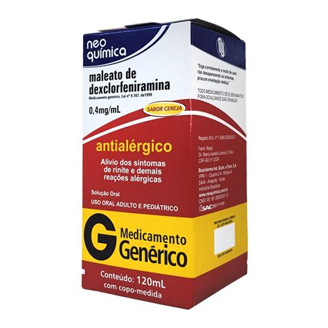 Maleato De Dexclorfeniramina Serve Para Garganta Inflamada - Maleato De Dexclorfeniramina: Para Que Serve E Posologia – FFDW