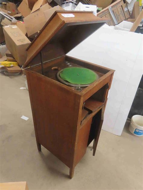 overton gramophone cabinet  complete mcsherry auction service