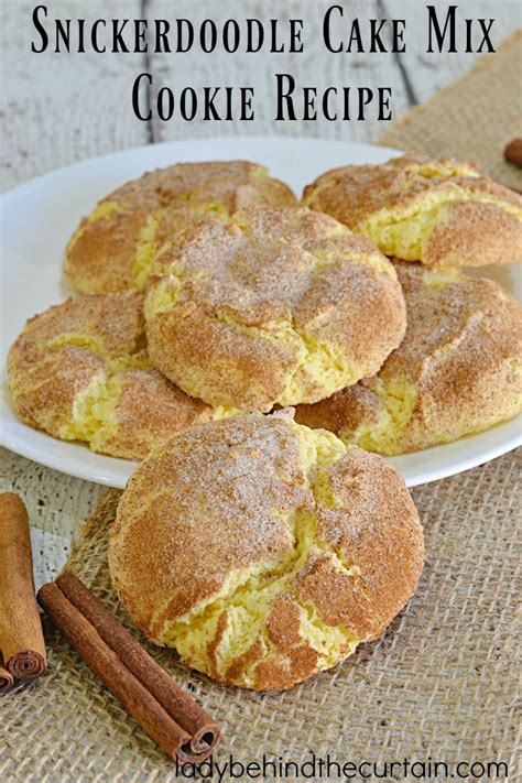 Snickerdoodle Cake Mix Cookie Recipe