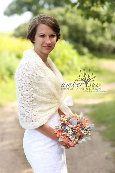 Bridal Shawl, Wedding Shawl, Bridal Shrug, Ivory Shawl,Winter Wedding ...