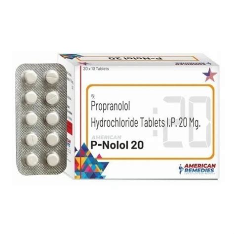 Propranolol 20mg Tablet At Rs 25 Stripe Inderal Tablets In Surat ID