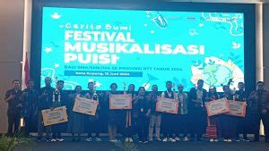 Kantor Bahasa Provinsi Ntt Gelar Final Festival Musikalisasi Puisi