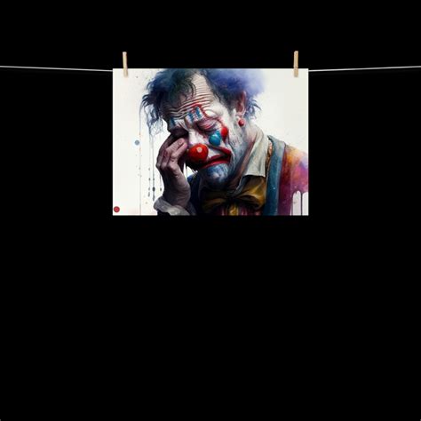 Clown Poster Photo Wall Art Clown Wall Art Wall Décor - Etsy