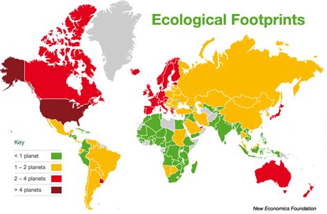 Ecological Footprint Map