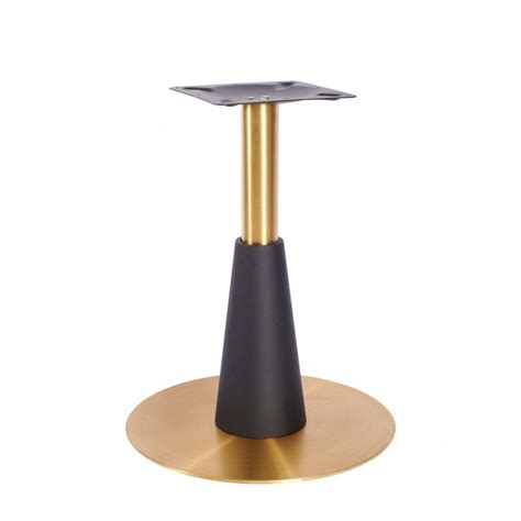 Ares Brass Black Round Table Base Small Tables Tops