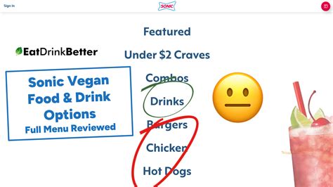 Sonic Vegan Food & Drinks [2023 Menu & Options]