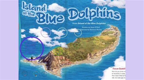 Island Of The Blue Dolphins Detailed Map