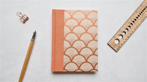 Carnet De Notes Fait Main Copper Pages Lignes Etsy Carnet De