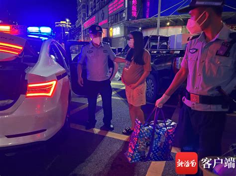 与时间赛跑！三亚警方紧急护送临盆孕妇就医 新闻中心 南海网