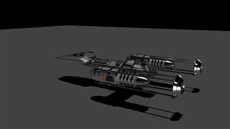 Star Wars Fighter 3D model | CGTrader