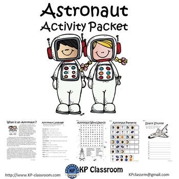 Astronaut No Prep Activity Packet And Worksheets Astronaut Activities