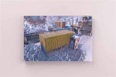 Valorant Icebox Oil Painting Art Print Valorant Game Poster Etsy Uk