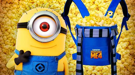 I Fantastici Secchielli Per Popcorn Dei Minions Di Cattivissimo Me 4