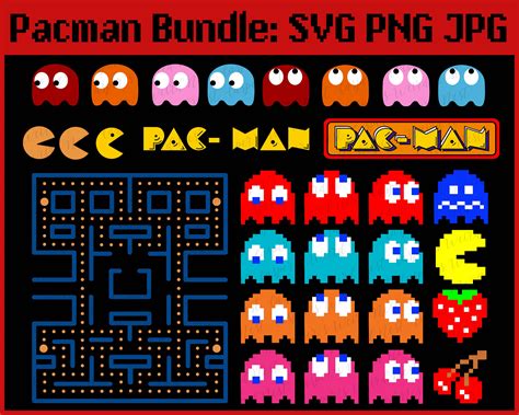 Pacman Game Board Svg